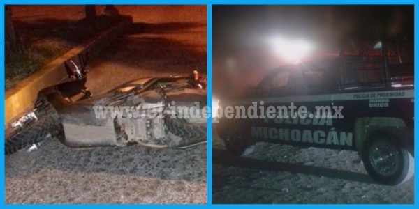 Policía franco, perece en accidente de motocicleta en Los Reyes