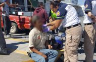 Chocan moto y camioneta en la Zamora – La Barca