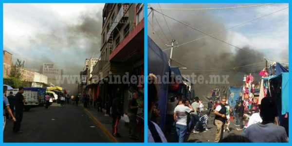 Explosión en local del mercado Hidalgo
