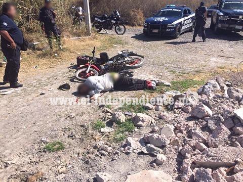 Pistoleros ultiman a motociclista en las calles de Sahuayo