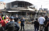 Puesto de pólvora ocasionó incendio y daña a comerciantes del Mercado Hidalgo