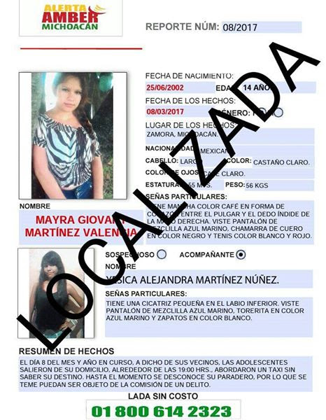 Localiza PGJE a dos menores desaparecidas en Zamora; desactiva alerta Amber