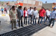 Inauguran pavimentaciones en Jacona con  una inversión superior a los 10 mdp