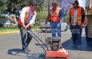 “No dejaremos un solo bache en el municipio de Jacona”: Rubén Cabrera