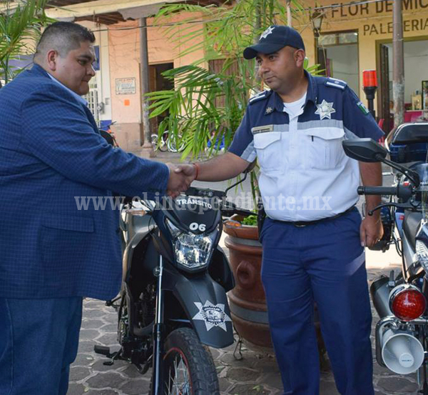 Iniciarán aplicación de operativos para motociclistas en Tangancícuaro