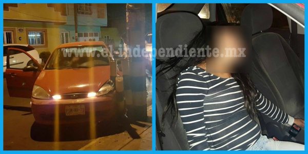 Chocan contra poste en la 20 de Noviembre; una jovencita quedo inconsciente