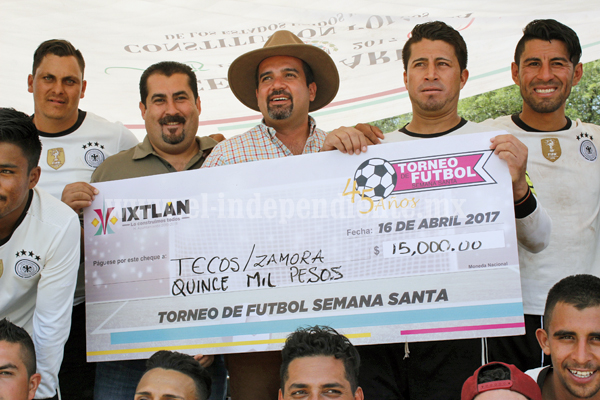 Tecos de Zamora se llevó el Torneo de Futbol de Semana Santa
