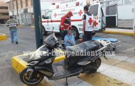 Quincuagenario herido al derrapar su motocicleta en el Centro de Zamora
