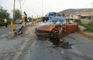 Se accidentan tres jóvenes en Sahuayo
