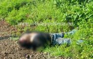 Maniatado y con impactos de bala, abandonan cadáver en Tangamandapio