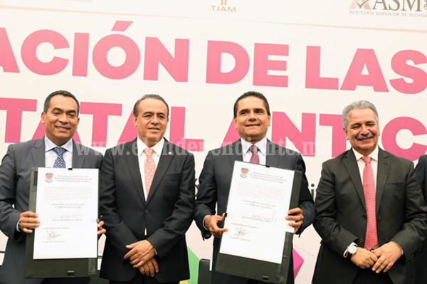 Será Michoacán puntero en acciones contra la impunidad y corrupción: Silvano Aureoles