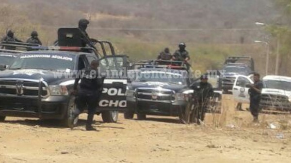 Agresión a balazos contra policías en Atecucario, deja dos detenidos