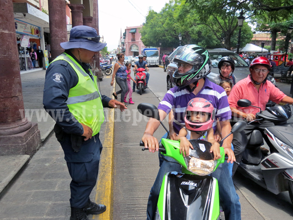 Más de 30 multas aplican diariamente a motocicilistas