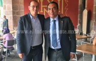 Se reúne Adrián López con el dirigente estatal del PAN