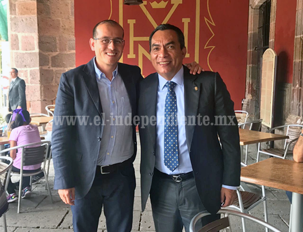 Se reúne Adrián López con el dirigente estatal del PAN