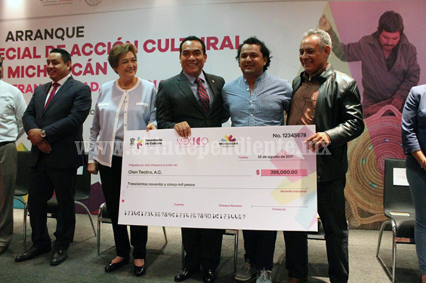 Inicia Programa Especial de Acción Cultural en Michoacán, Acciones para la Tranquilidad, Justicia y Paz