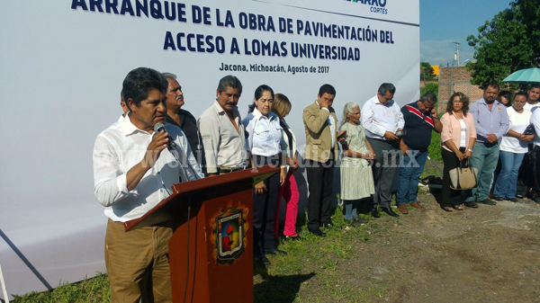 Inauguran importante acceso a la colonia Lomas Universidad