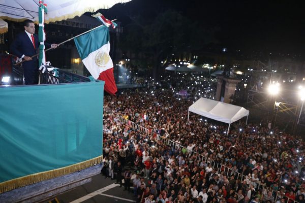 Encabeza Gobernador CCVII aniversario del inicio de la Independencia de México