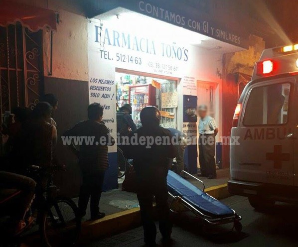 Dueño de farmacia es asesinado con arma blanca, en Zamora