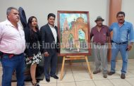 Inaugura ayuntamiento exposición pictórica  “Historia e identidad de Jacona”