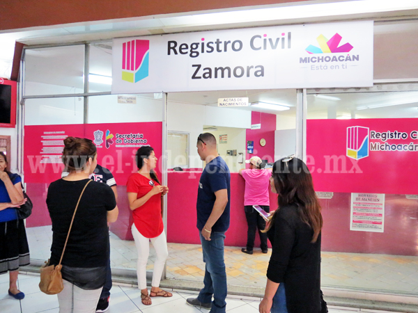 Atenderán a más de 700 personas en campaña de regularización del Registro Civil