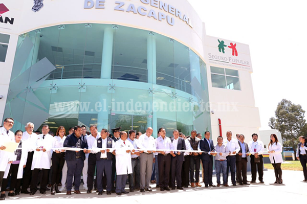 Entrega Gobernador Hospital General de Zacapu, el más moderno de Michoacán