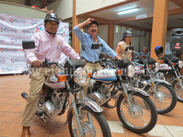 Ayuntamiento de Jacona invirtió 110 mil pesos  en motocicletas para inspecciones