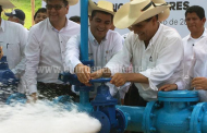 Gobierno del Estado dota de agua potable a la cabecera municipal de Huetamo