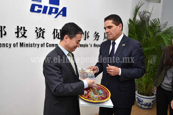 Acuerda Gobernador agenda para atraer inversiones chinas a Michoacán