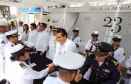 Encabeza Gobernador Día de la Armada de México en el Puerto de Lázaro Cárdenas