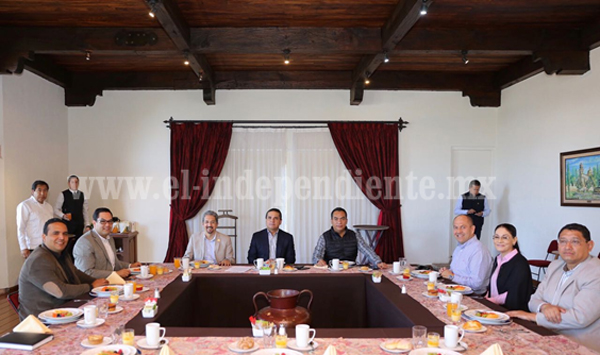 Gobernador sostuvo un encuentro con titulares de los organismos autónomos de Michoacán