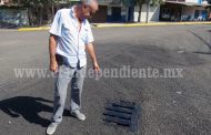 Vecinos califican de “burla” obras de asfaltado hechas por Ayuntamiento