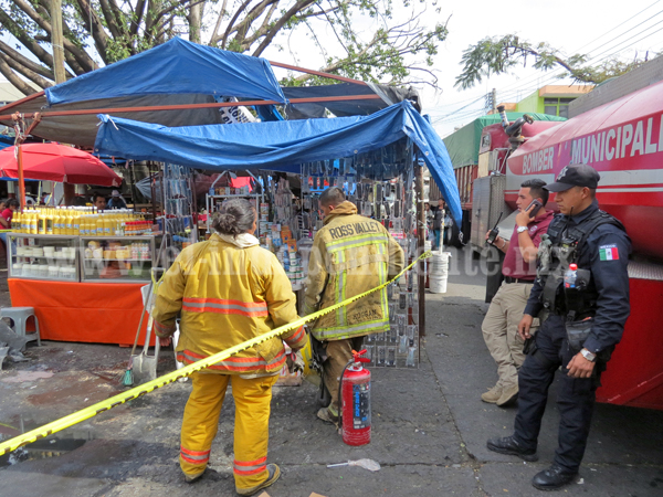 Latente riesgo de incendio en Mercado Hidalgo por venta de pólvora