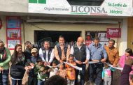Inaugura LICONSA lechería en Zacapu