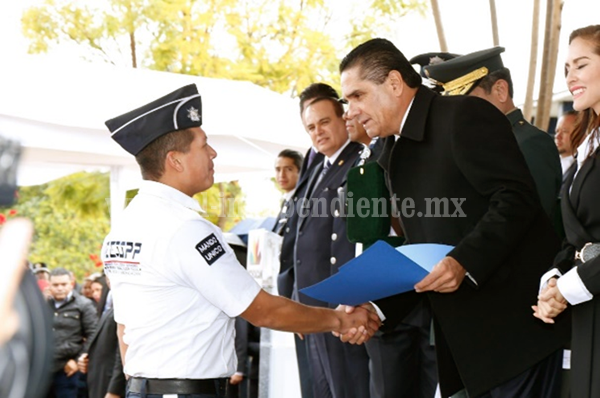 En dos años, Policía Michoacán será la mejor del país: Silvano Aureoles