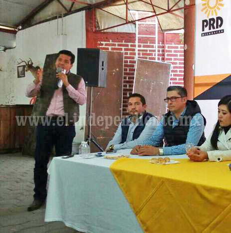 Antonio García cuenta con el apoyo de NI en Michoacán