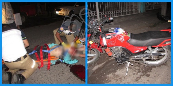 Motociclista se accidenta en Zamora