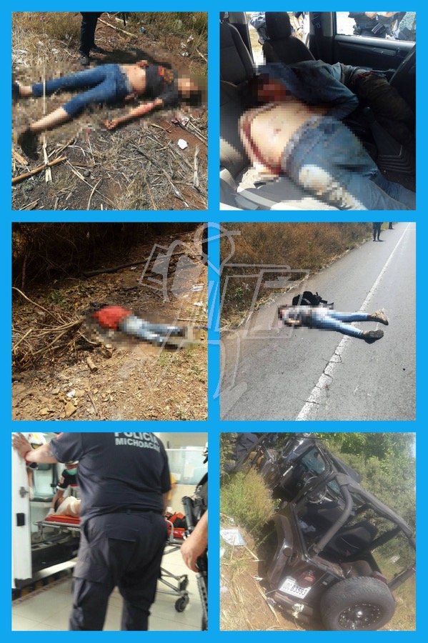 Aumenta a seis el número de presuntos delincuentes muertos en tiroteo en Tingüindín: Fuentes policíacas