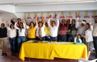 Formalizan dirigencia municipal del PRD en Zamora