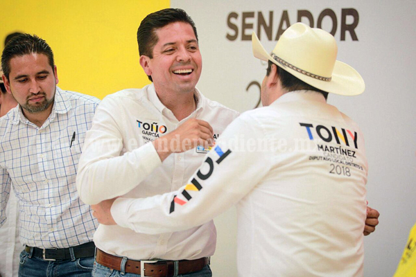 Sé dar resultados y estoy listo para representar a los michoacanos: Toño García