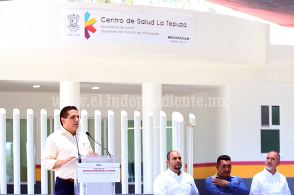Recibe comunidad de La Tepuza el primer Centro de Salud en su historia