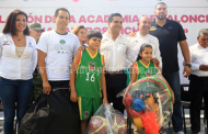 Inicia Academia de Baloncesto en Cenobio Moreno, mpio. de Apatzingán