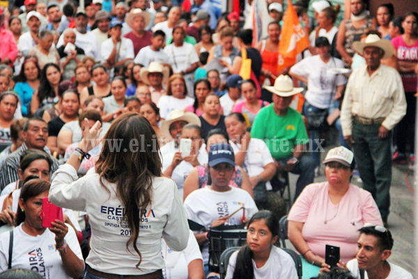 Ecuandureo va Por México al Frente, Eréndira Castellanos será Diputada Federal