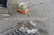 Primeros encharcamientos en zona urbana se generan por tapones de basura