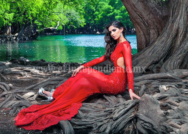 Melisa Flores, Miss Earth México 2018, dio vida al Lago de Camécuaro