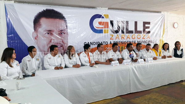Guille Zaragoza presentó sus avances de campaña