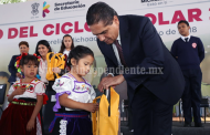 Inaugura Silvano Aureoles Ciclo Escolar 2018-2019 en Michoacán