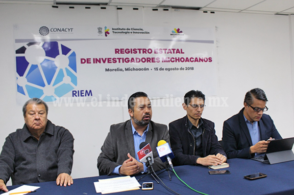Abren Convocatoria al Registro Estatal de Investigadores Michoacanos 2018