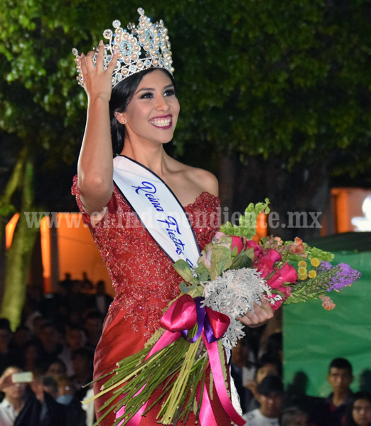 Erandy Vannesa Méndez es la Reina de las Fiestas Patrias Tangancícuaro 2018