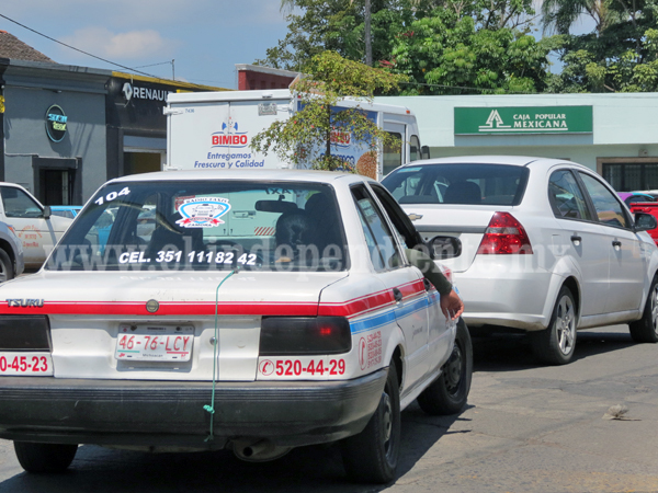 Más de 100 taxis fueron remitidos al corralón, en lo que va del año: Cocotra